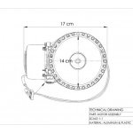 Turbina silnik do odkurzaczy Stanley Lavor Ares Zeus Domus Taurus Apollo Solaris Kronos