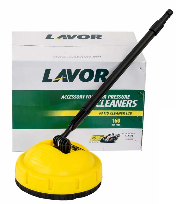 PATIO CLEANER SZCZOTKA DO MYCIA TARASU KOSTKI DO MYJEK LAVOR PARKSIDE ZE ZŁĄCZEM BAGNETOWYM